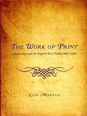 cover image of The Work of Print